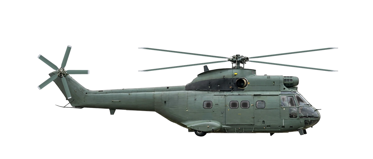 Aérospatiale SA330 Puma, side profile