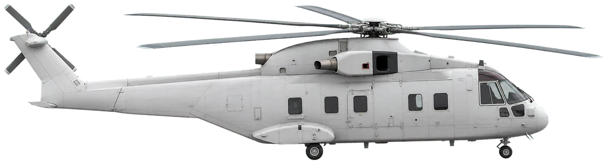 AgustaWestland AW101, side profile