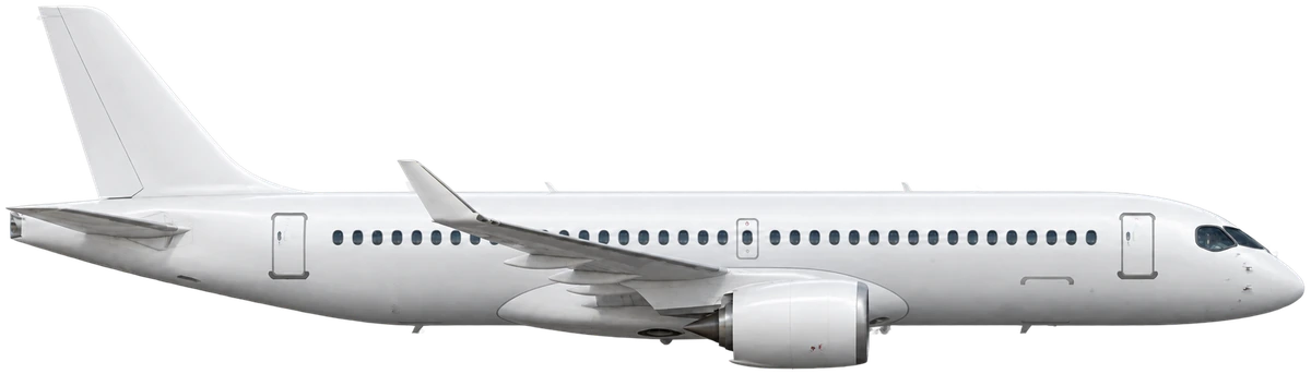 Airbus A220-300, side profile