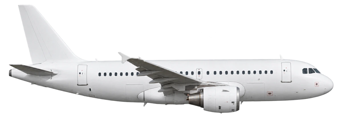 Airbus A318, side profile