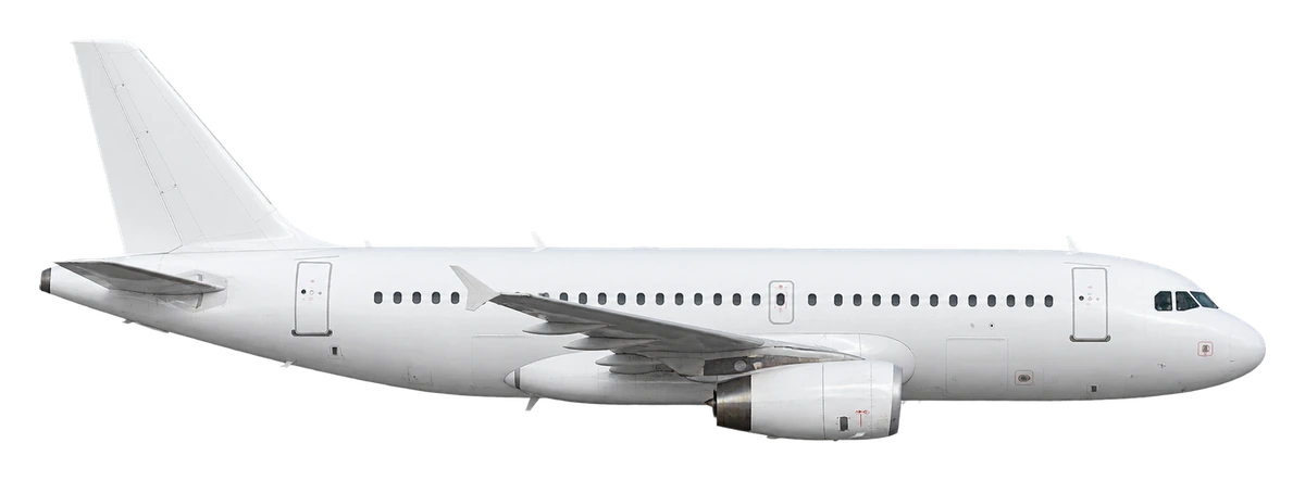 Airbus A319, side profile