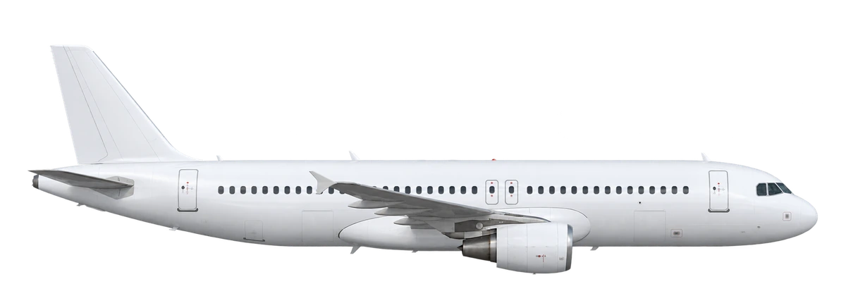 Airbus A320, side profile