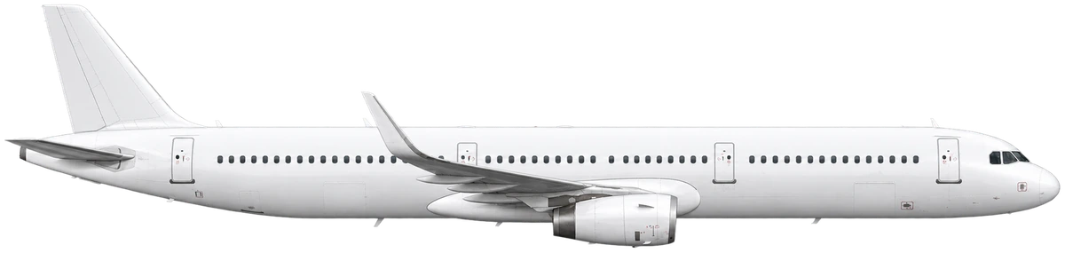 Airbus A321, side profile