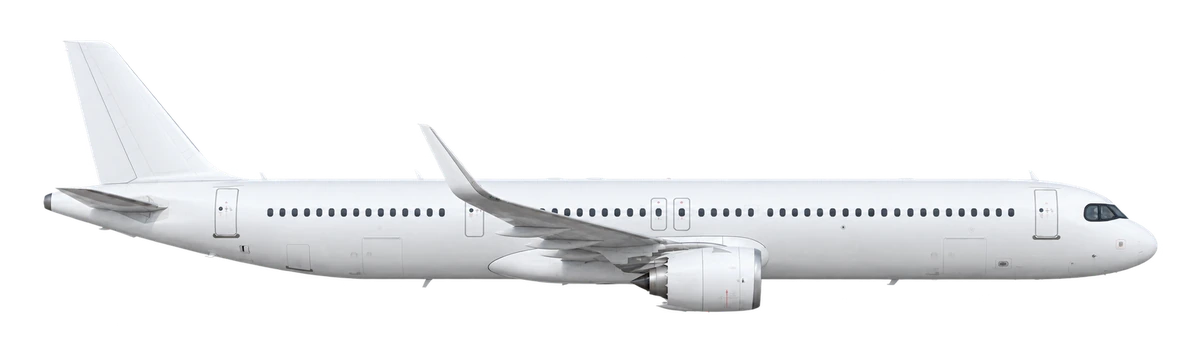 Airbus A321neo, side profile