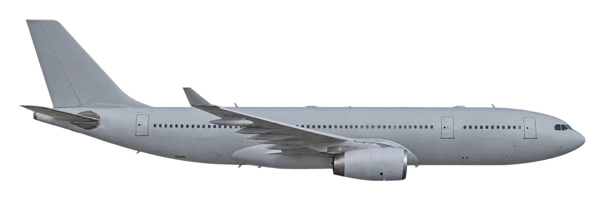 Airbus A330-200, Multi Role Tanker Transport variant, side profile