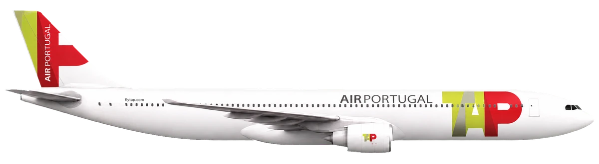 Airbus A330-200 in TAP Air Portugal livery, side profile