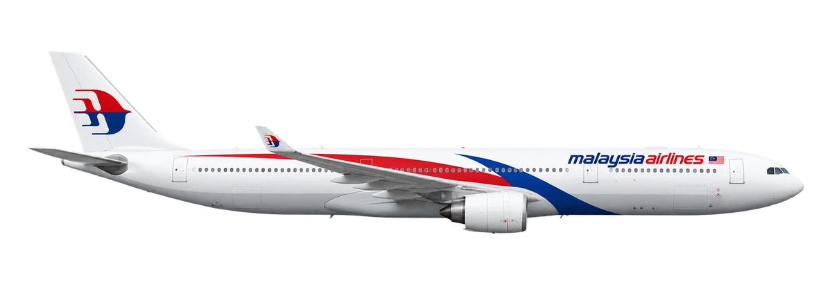 Airbus A330-300 in Malaysia Airlines livery, side profile