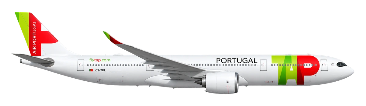 Airbus A330-900neo in TAP Air Portugal livery, side profile