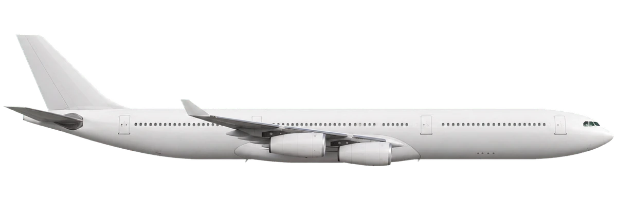 Airbus A340-300 in Aer Lingus livery, side profile