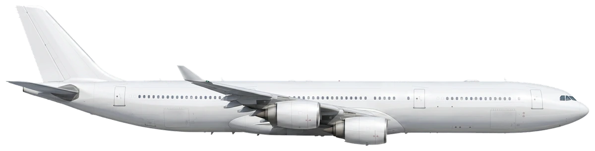 Airbus A340-600 in Air China livery, side profile