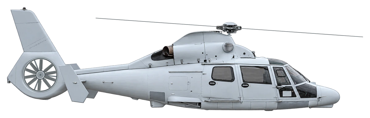 Airbus AS365 Dauphin / AS565 Panther, side profile