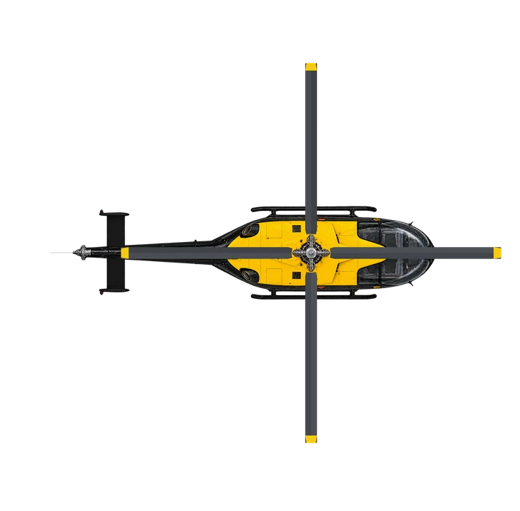 Airbus H145 (EC145), top view