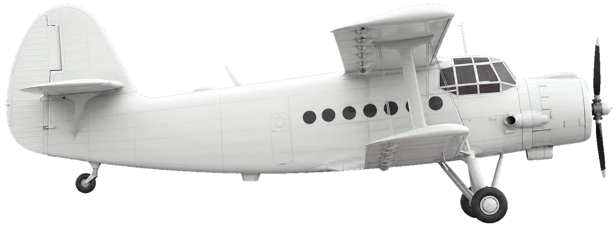 Antonov An-2 (production landplane), side profile