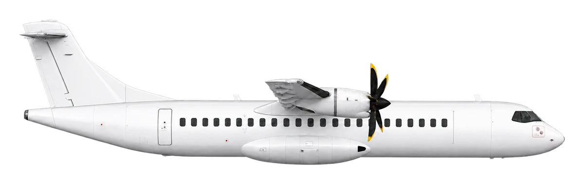 ATR 72-500, side profile