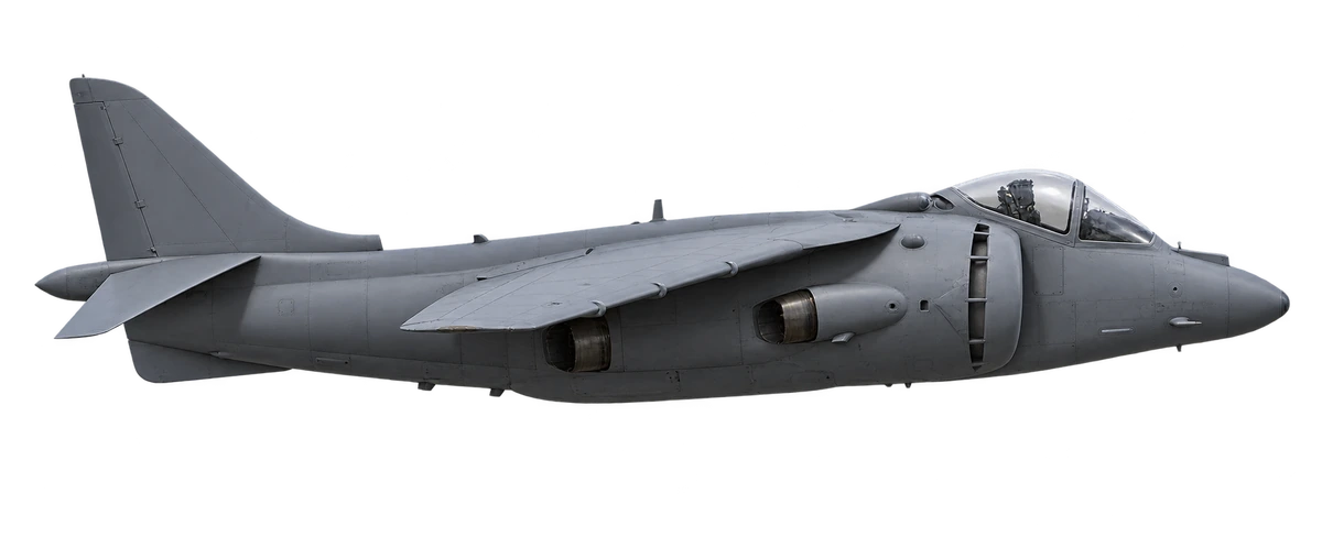 BAe / McDonnell Douglas Harrier II, side profile