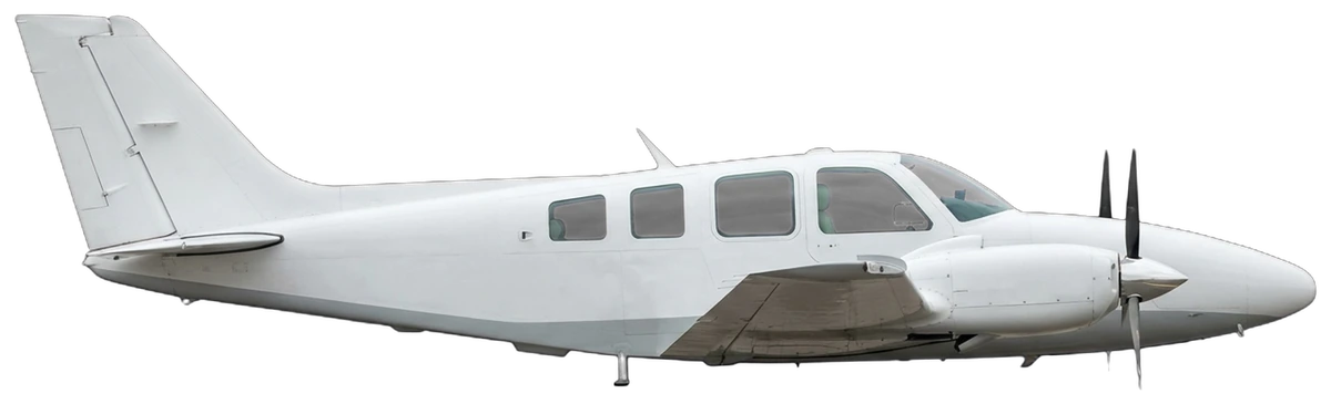 Beechcraft Baron 58, side profile