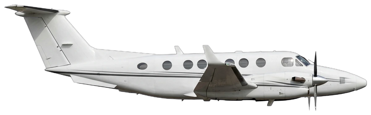 Beechcraft King Air 350, side profile