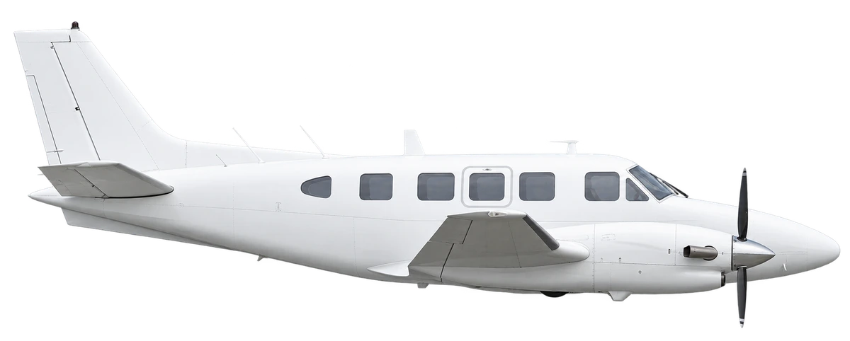 Beechcraft Queen Air 65, side profile