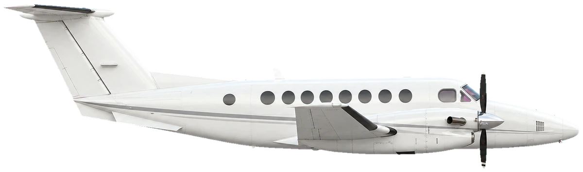Beechcraft Super King Air, side profile