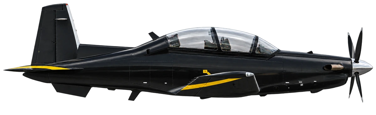 Beechcraft T-6 Texan II, side profile