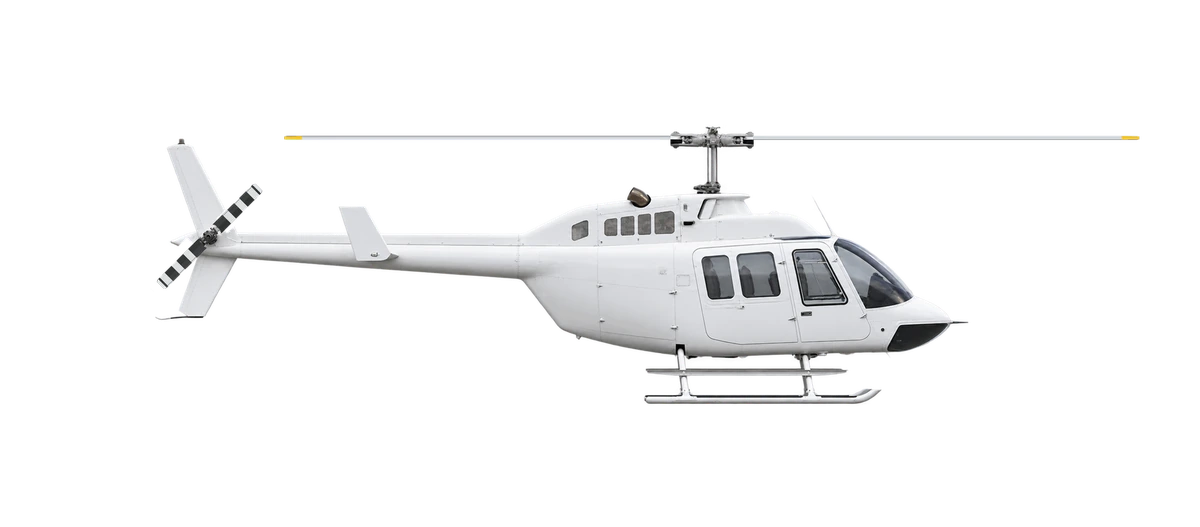 Bell 206B JetRanger II, side profile