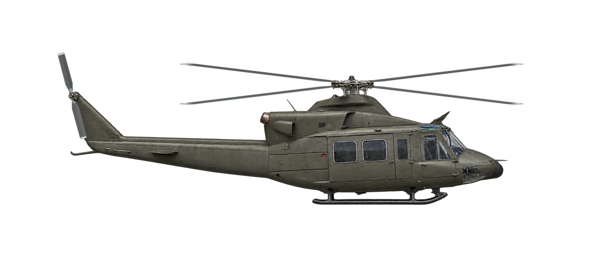 Bell 412, side profile