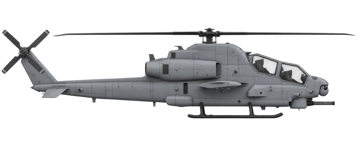 Bell AH-1Z Viper, side profile
