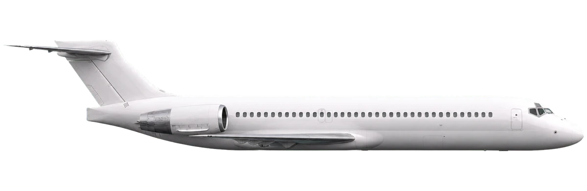 Boeing 717-200 in Air Dolomiti livery, side profile