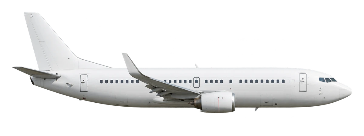 Boeing 737-300 in Virgin Australia livery, side profile