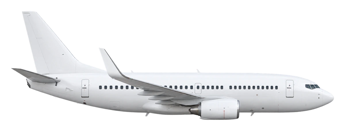 Boeing 737-700, side profile