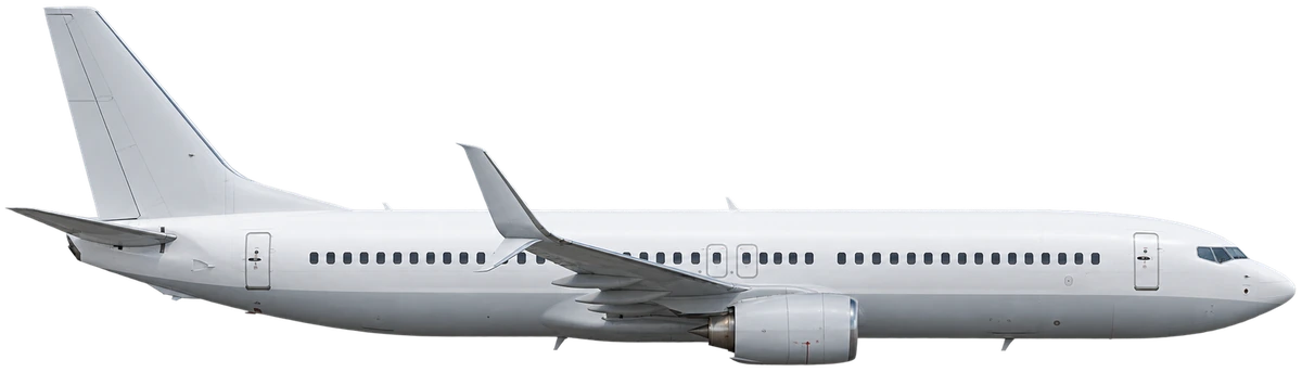 Boeing 737-800, side profile
