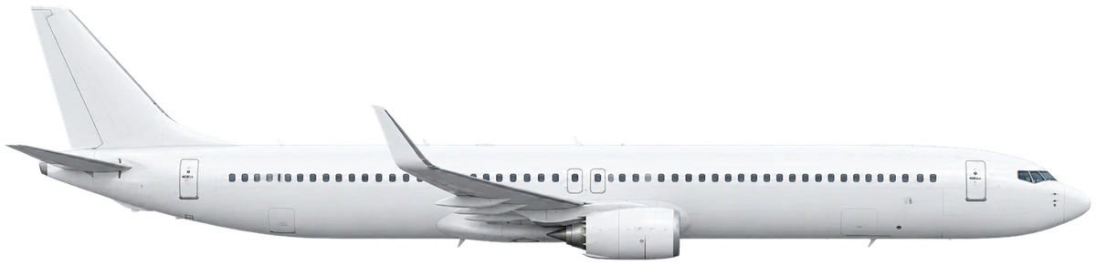 Boeing 737-900, side profile