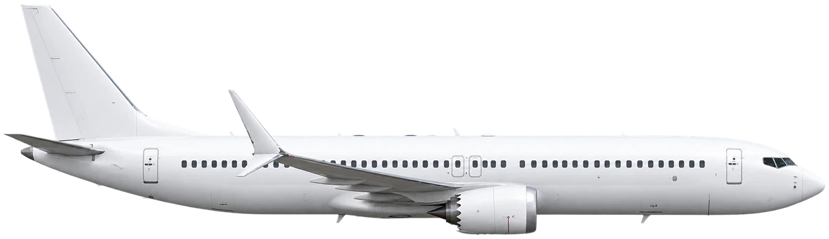 Boeing 737 MAX 8, side profile