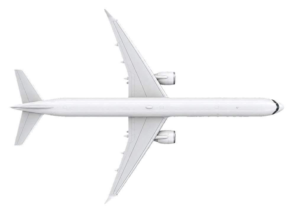 Boeing 757-300 in Lion Air livery, top view