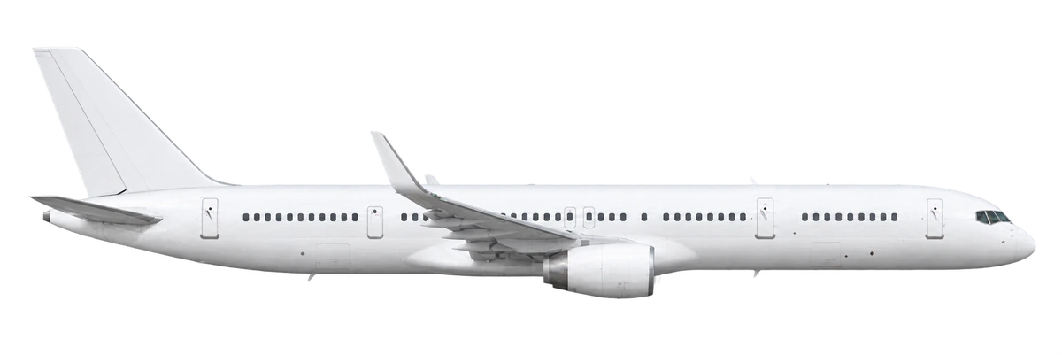 Boeing 757-300 in Turkish Airlines livery, side profile