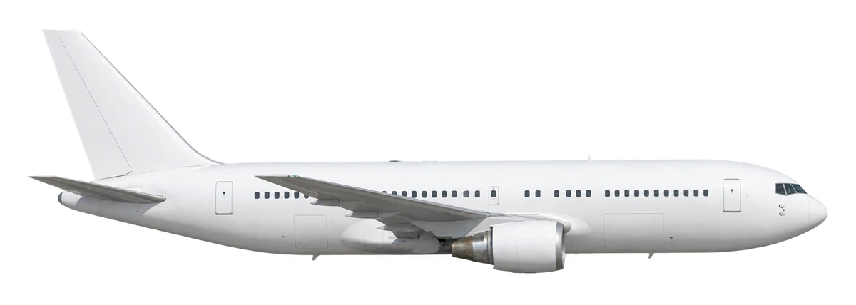 Boeing 767-200 in Kenya Airways livery, side profile