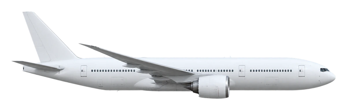 Boeing 777-200LR in EVA Air livery, side profile