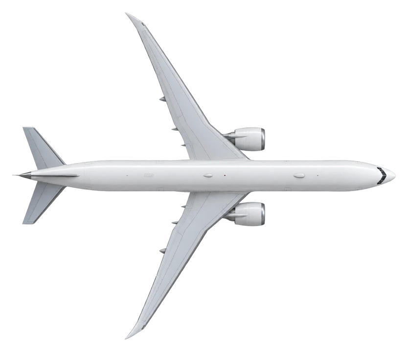 Boeing 777-300ER, top view