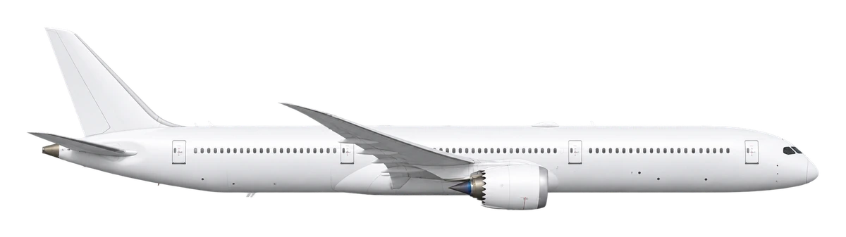 Boeing 787-10 Dreamliner in All Nippon Airways livery, side profile