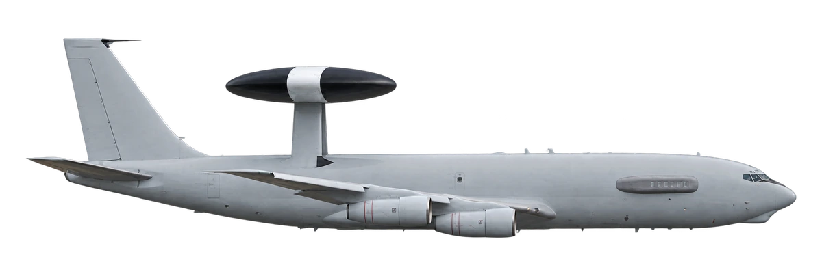 Boeing E-3 Sentry, side profile