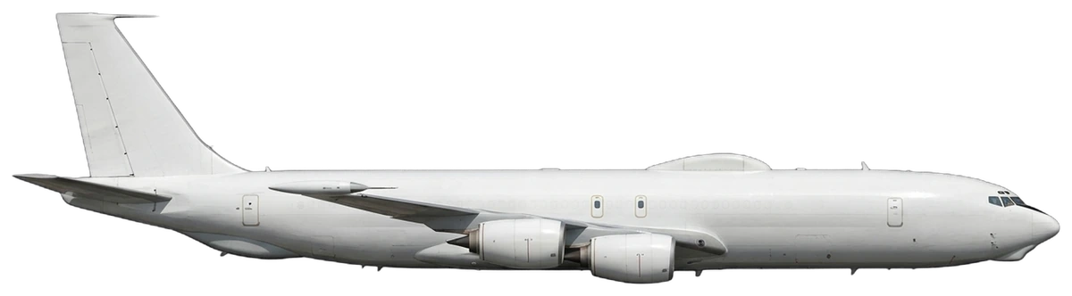Boeing E-6B Mercury, side profile