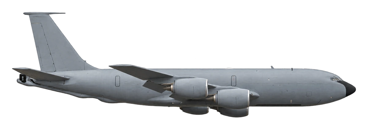 Boeing KC-135 Stratotanker, side profile