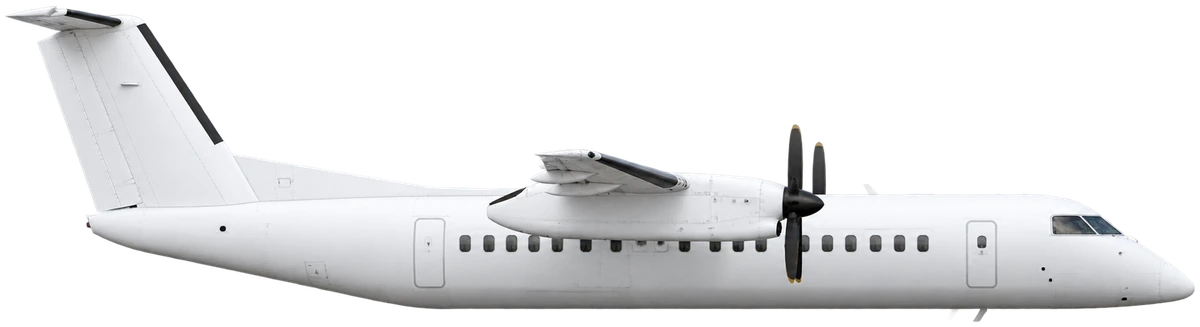 Bombardier Dash 8 Q300, side profile