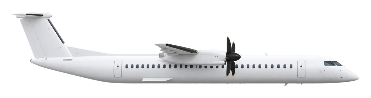 Bombardier Dash 8 Q400, side profile