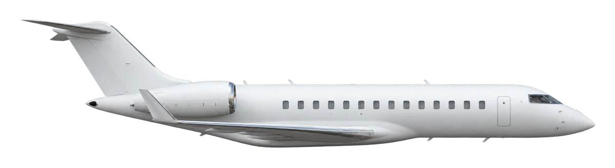 Bombardier Global 6000, side profile