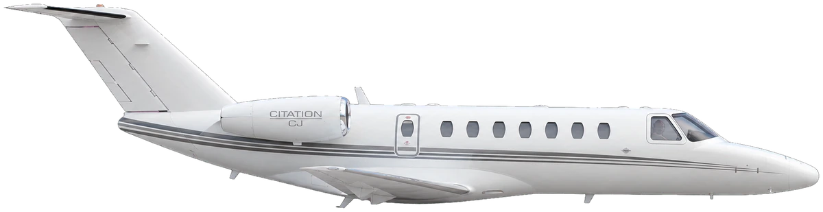 Cessna Citation CJ4, side profile