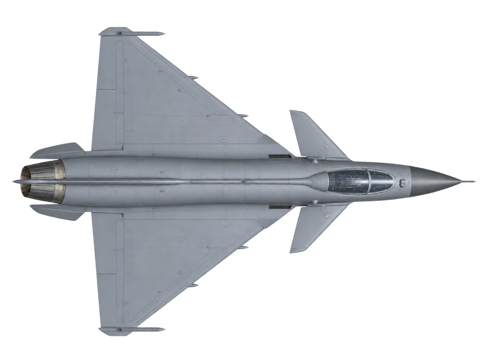 Chengdu J-10C, top view