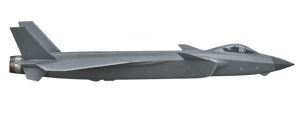 Chengdu J-20 (WS-10C), side profile