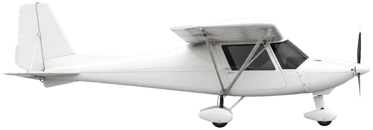 Comco Ikarus C42C (Rotax 912 ULS), side profile