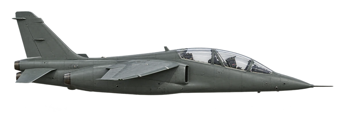 Dassault/Dornier Alpha Jet (close-support version), side profile